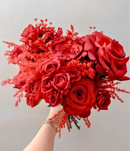 Trouwboeket verse bloemen