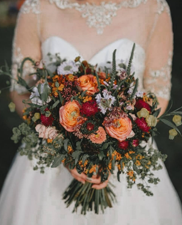 Trouwboeket verse bloemen
